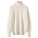 Women's High-neck Pure Wool Sweater Extra-thick Cashmere