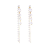 New Style Long Temperament Earrings Net Red Round Face Ear Jewelry Female Senior Sense