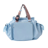 Nylon Fabric Mommy Bag, Large Capacity, Portable, Single Shoulder Tote Bag For Travel