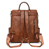 Retro Versatile Women's Backpack With Two-tone Fringe
