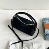 Frosted Boston Pillow Bag Hand-held Fashionable Square