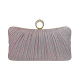 New Chinese-style Banquet Bag Women's Cross-body Pleated Dress