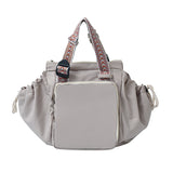 Nylon Fabric Mommy Bag, Large Capacity, Portable, Single Shoulder Tote Bag For Travel
