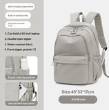 Simple And Versatile High School Student Backpack
