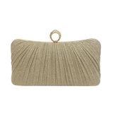 New Chinese-style Banquet Bag Women's Cross-body Pleated Dress