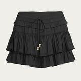 New High-waisted Liner Shorts With A Drawstring Skirt-trousers Design