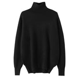 Women's High-neck Pure Wool Sweater Extra-thick Cashmere