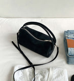 Frosted Boston Pillow Bag Hand-held Fashionable Square