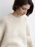 New Mohair Knit Sweater Relaxed Oversized Design