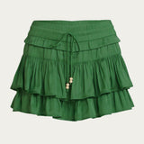 New High-waisted Liner Shorts With A Drawstring Skirt-trousers Design