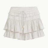 New High-waisted Liner Shorts With A Drawstring Skirt-trousers Design