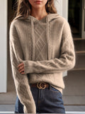 Knitted Jacquard Sweater For Women