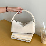 Frosted Boston Pillow Bag Hand-held Fashionable Square