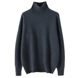 Women's High-neck Pure Wool Sweater Extra-thick Cashmere