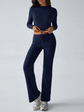 Sports Yoga Style Long-sleeved Straight Pants Casual Suit