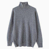 Women's High-neck Pure Wool Sweater Extra-thick Cashmere